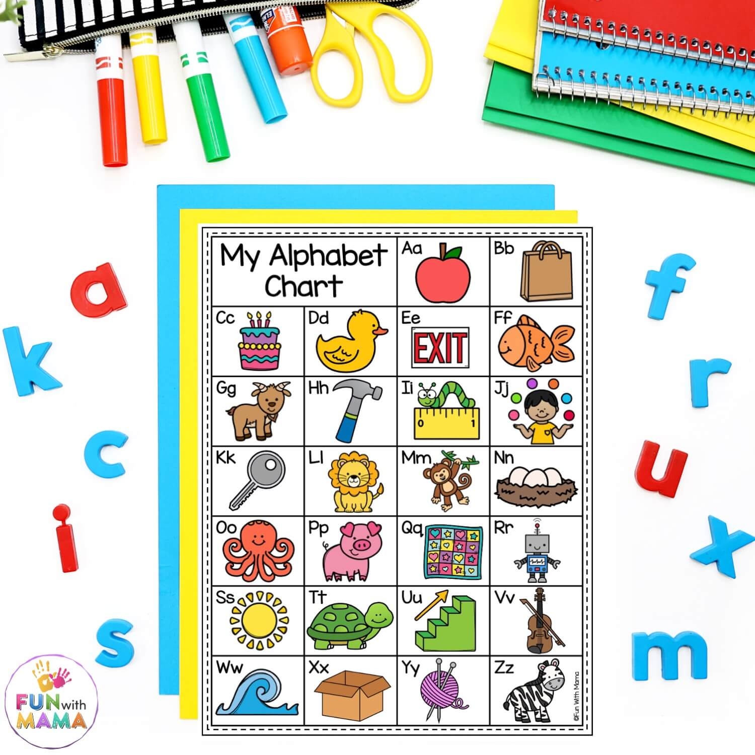Alphabet Chart Printable Pdf