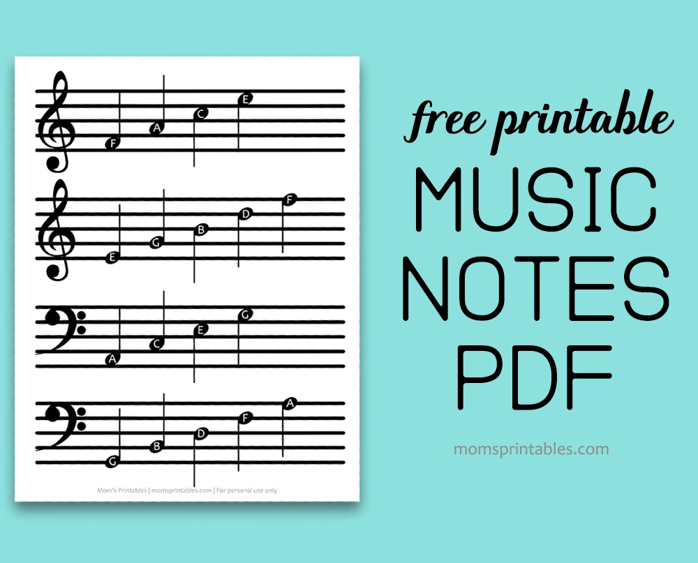 Free Printable Music Notes Worksheets Moms Printables Worksheets Library