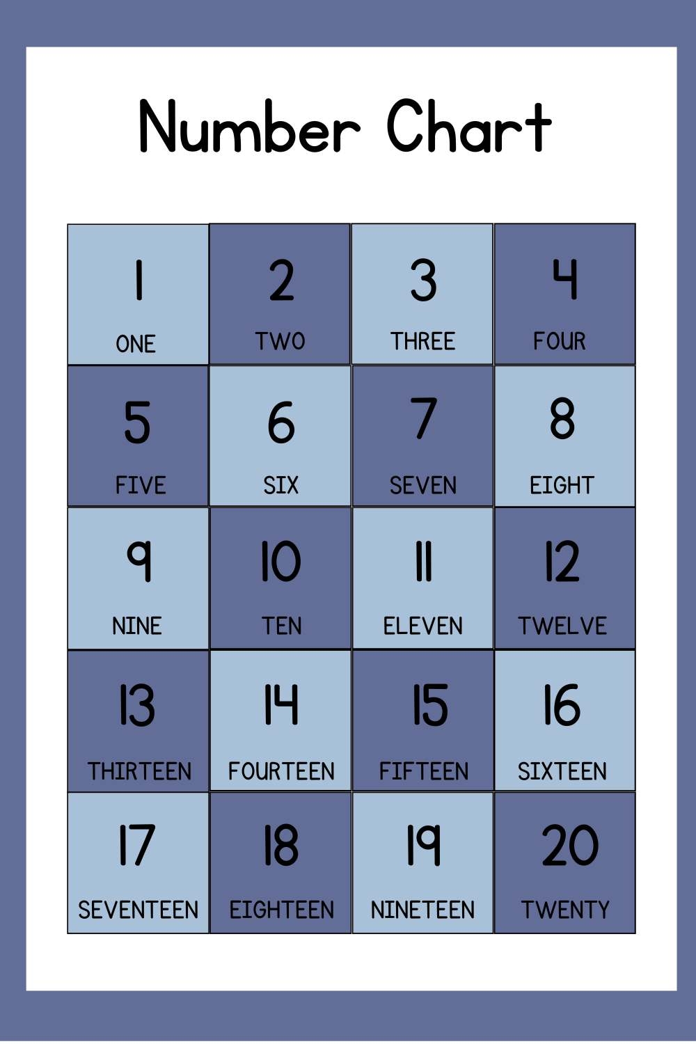 Free Printable Number 1 20 Chart For Preschool With VIDEO Homeschool Freebies And Giveaways