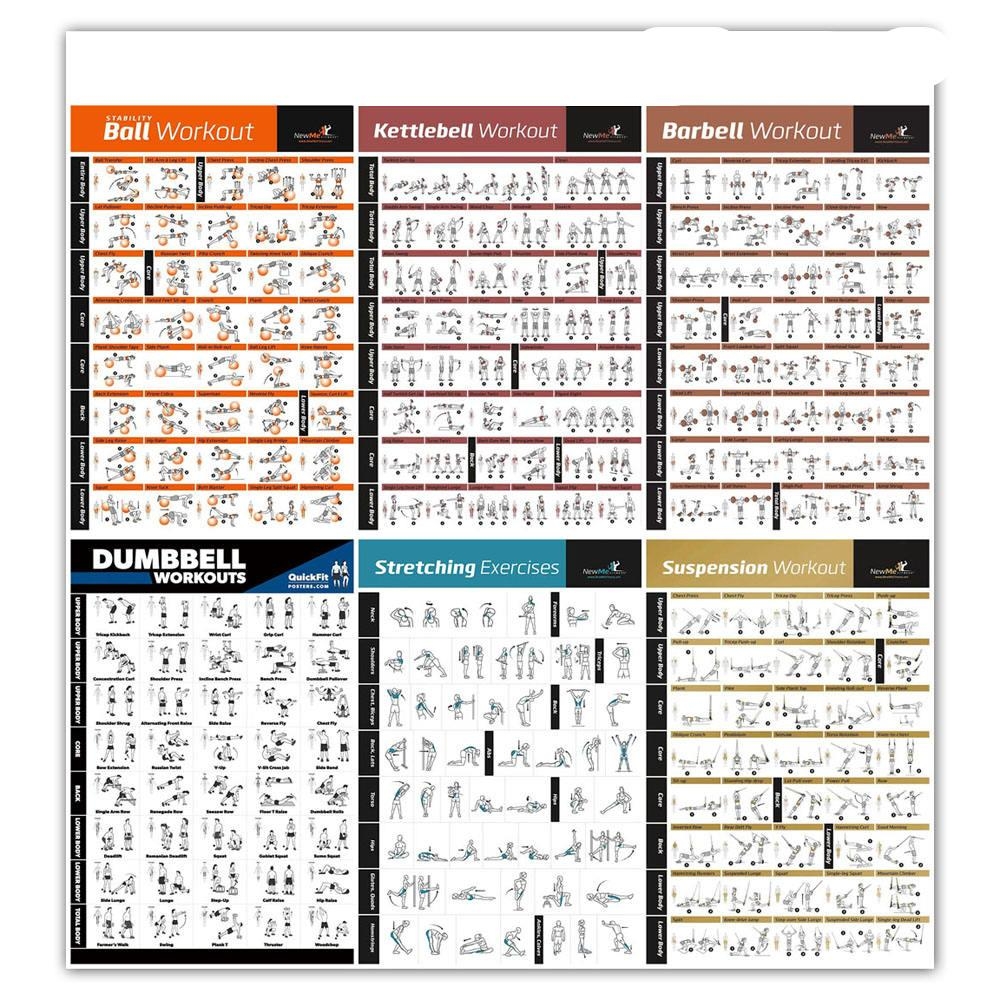 Printable Free Multi Gym Exercises Chart