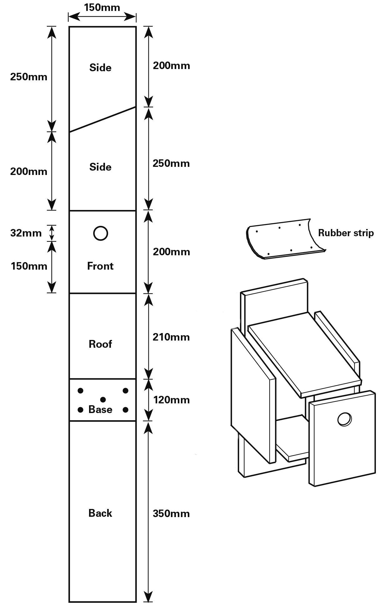 Printable Birdhouse Preference Chart
