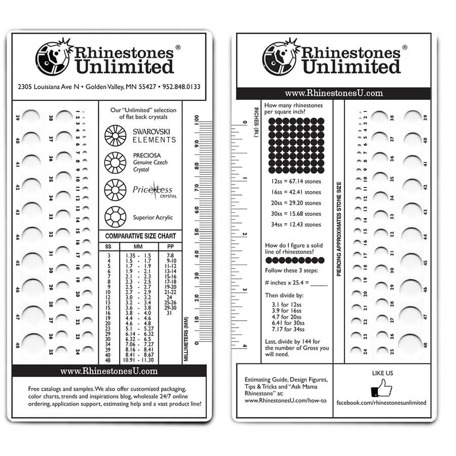 Millimeter Size Chart Printable