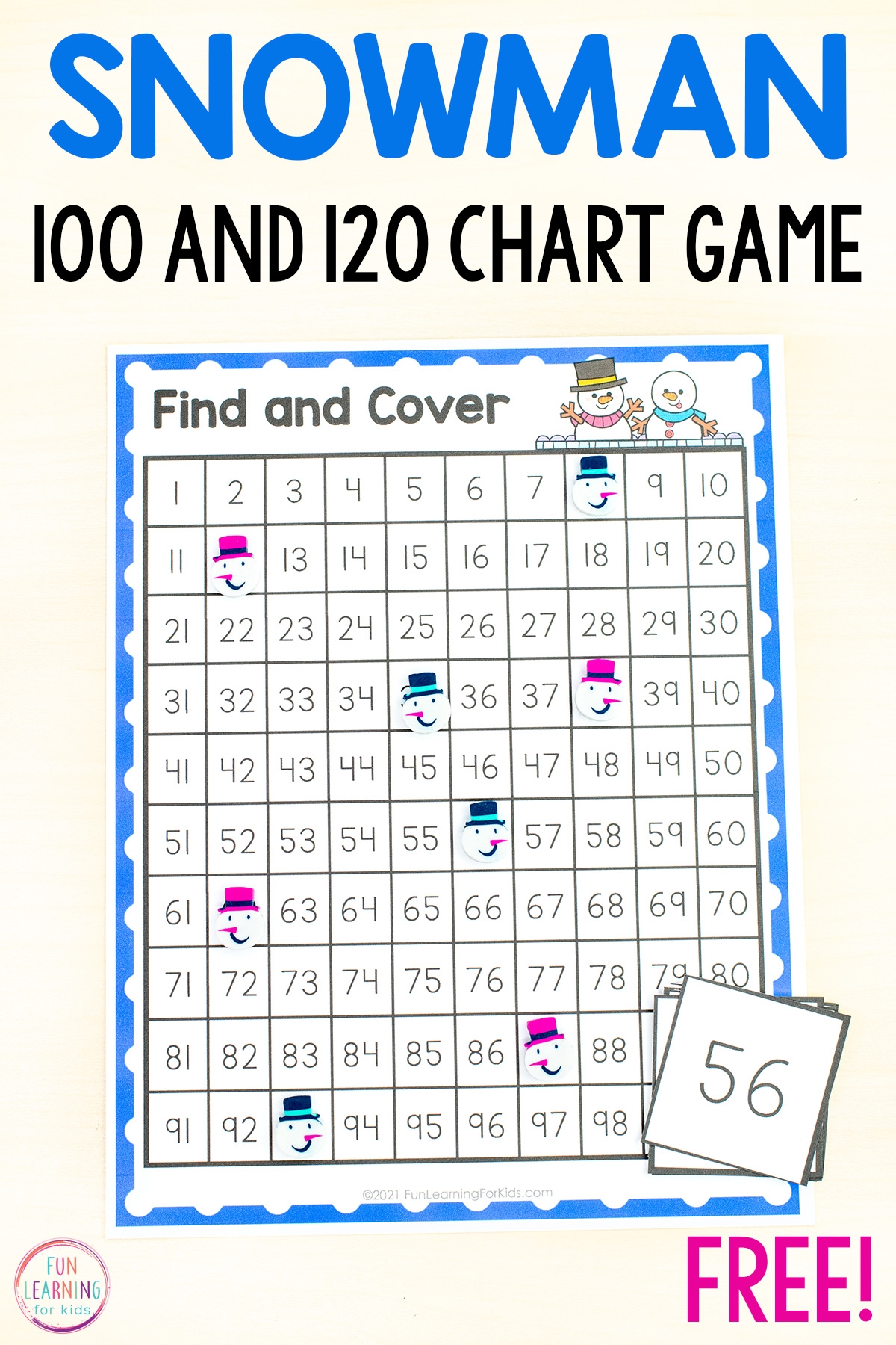 120 Chart Free Printable